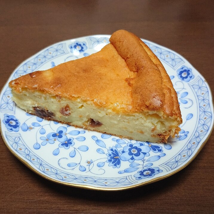 レーズン入りチーズケーキ